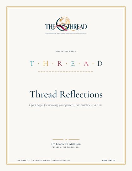 Cover of Thread Reflection Pages