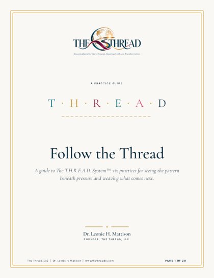 Cover of Follow the Thread: A Practice Guide