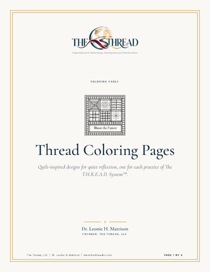 Cover of Thread Coloring Pages